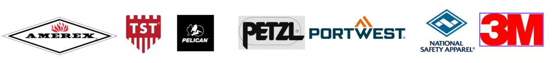 Amerex Petzl TST logos