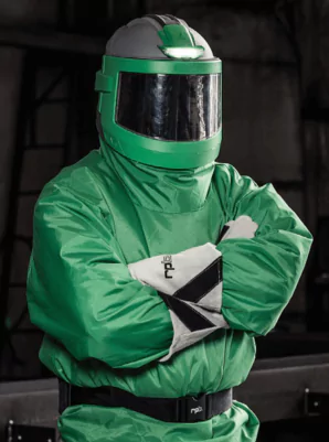 RPB Sandblasting Protection Respirator, Blast Suit and Gloves